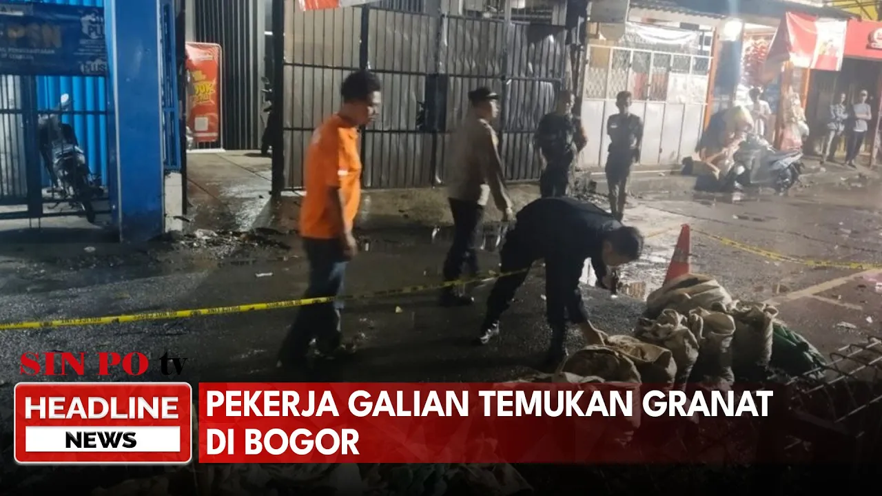 Pekerja Galian Temukan Granat Di Bogor