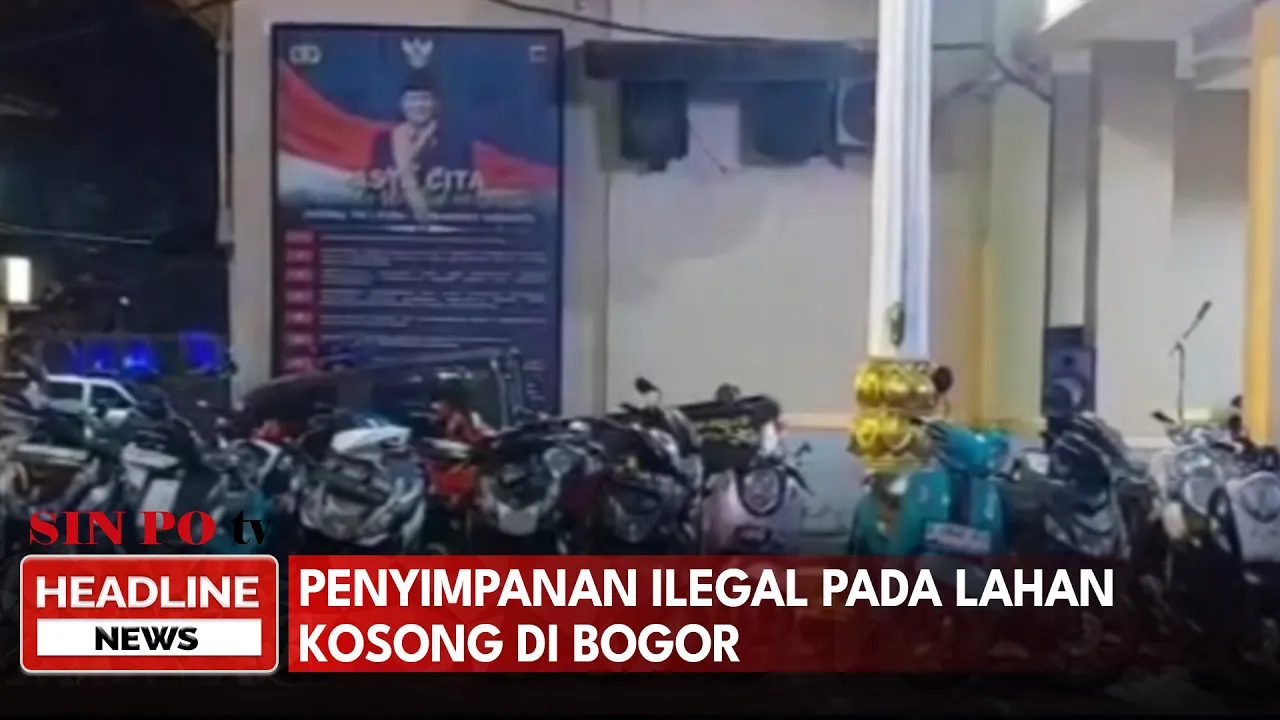 Penyimpanan Ilegal pada Lahan Kosong di Bogor