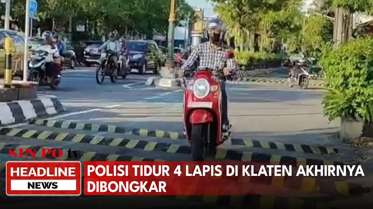 Polisi Tidur Empat Lapis di Klaten Akhirnya Dibongkar