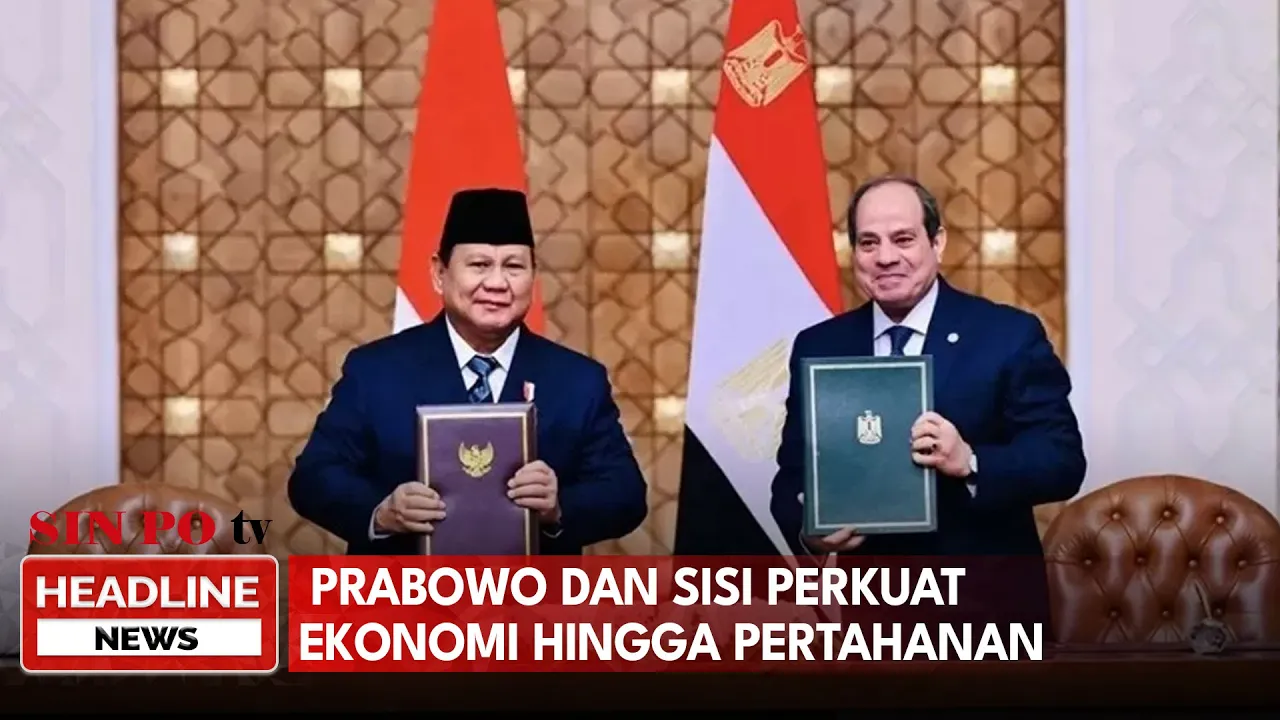 Prabowo Dan Sisi Perkuat Ekonomi Hingga Pertahanan