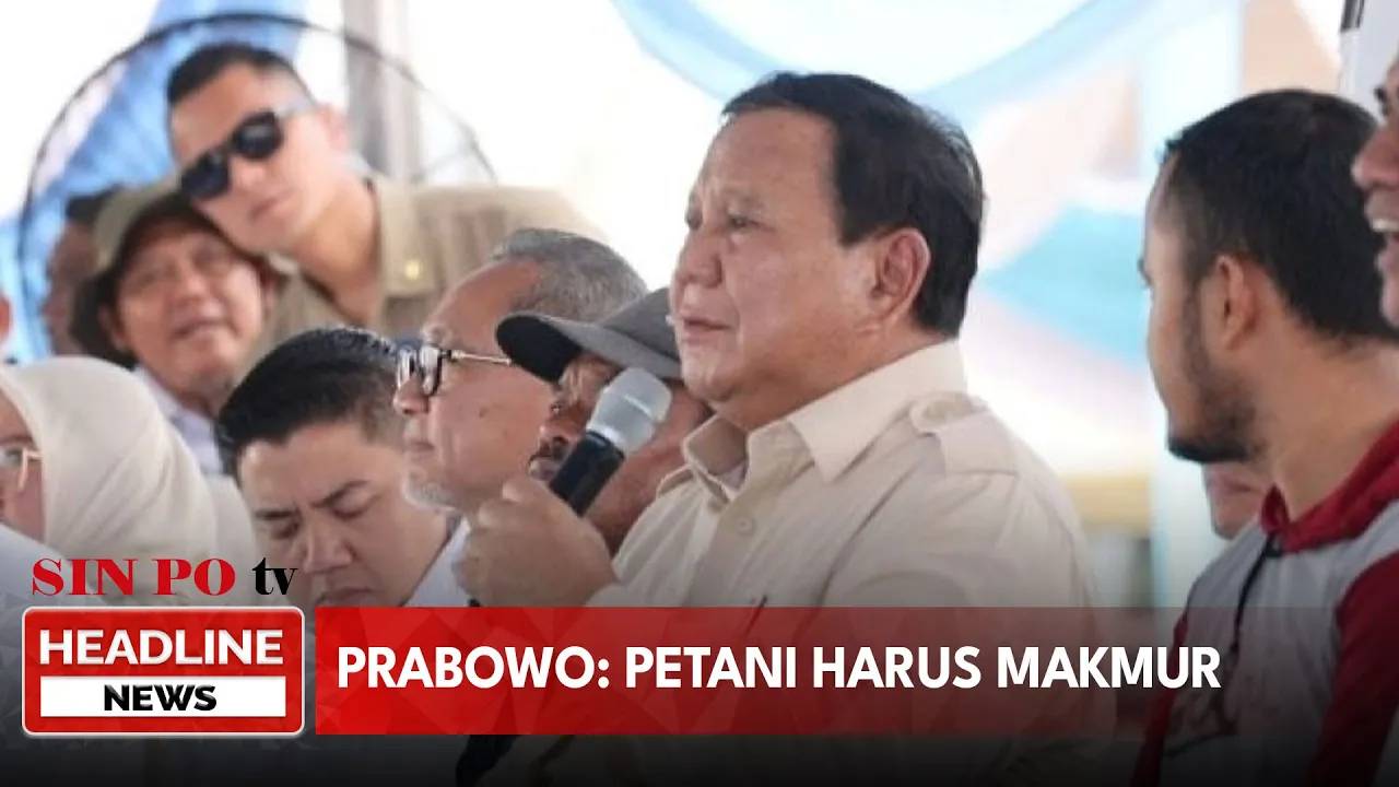 Prabowo: Petani Harus Makmur