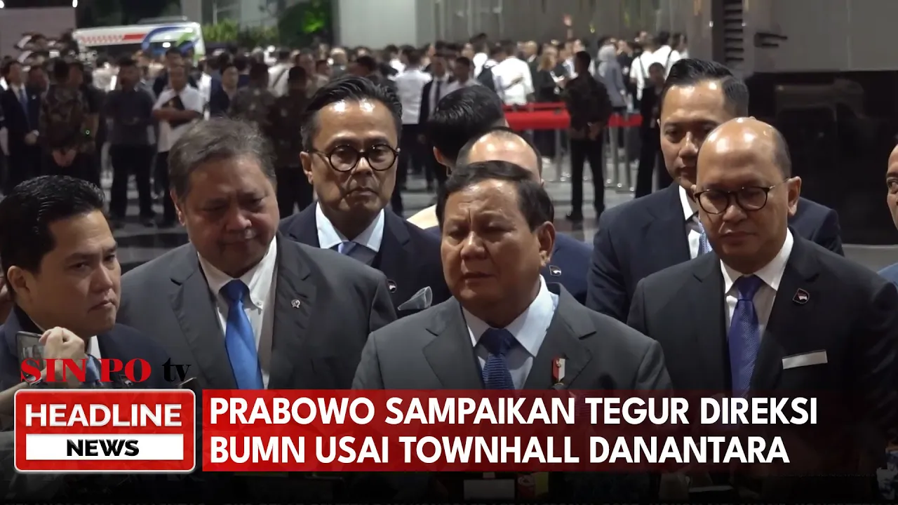 Prabowo Sampaikan Tegur Direksi BUMN Usai Townhall Danantara