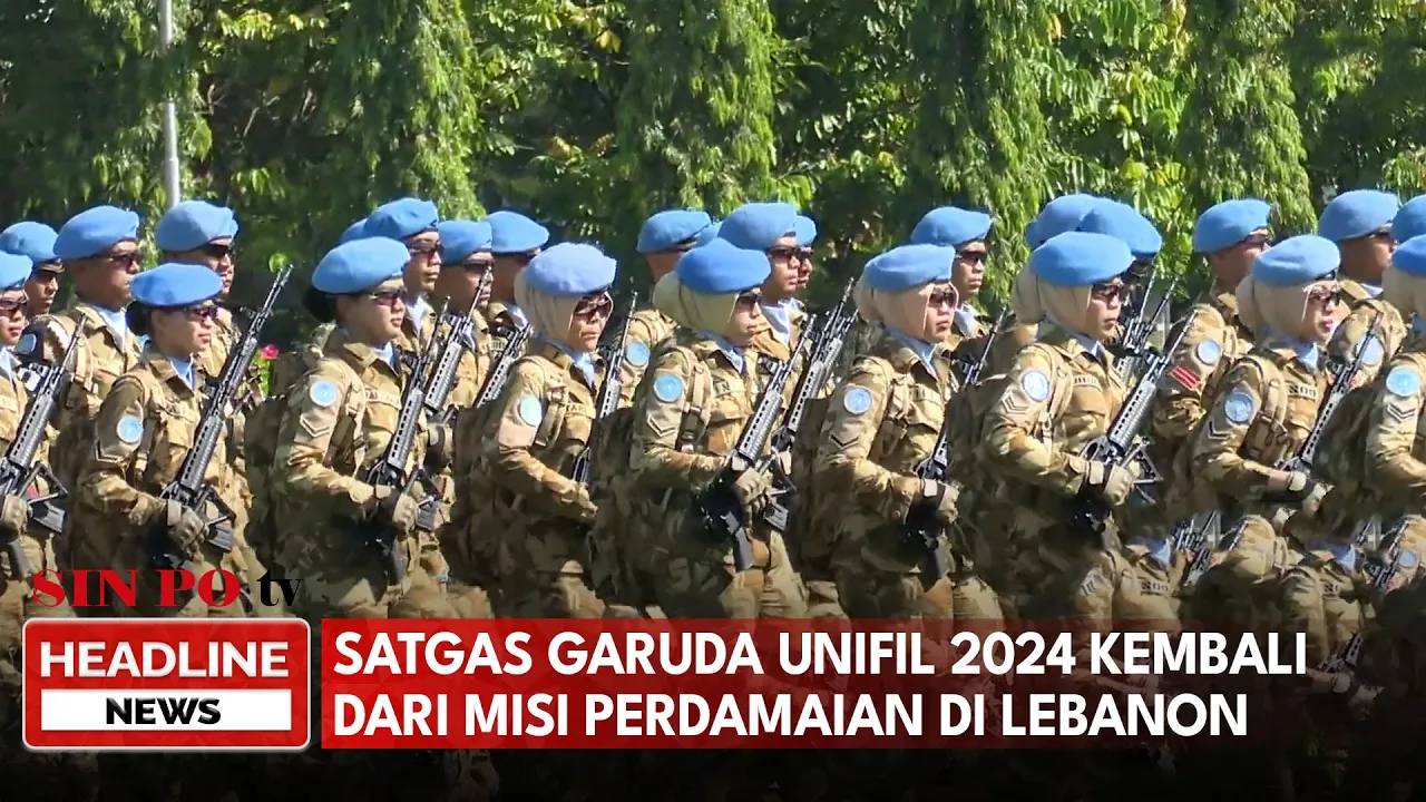 Satgas Garuda UNIFIL 2024 Kembali dari Misi Perdamaian di Lebanon