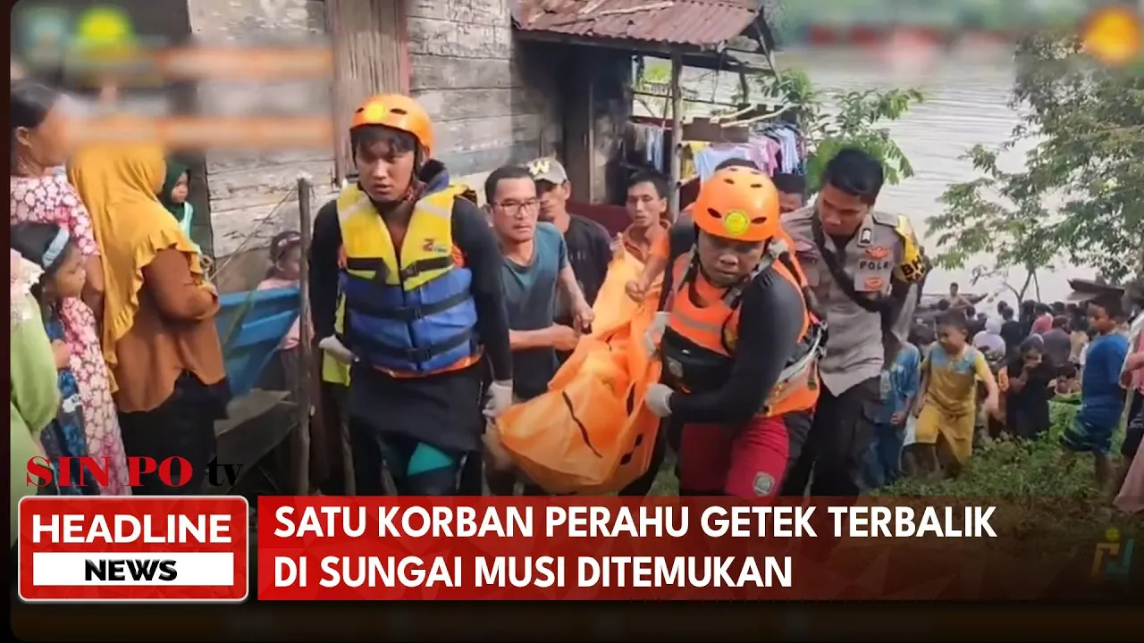 Satu Korban Perahu Getek Terbalik Di Sungai Musi Ditemukan
