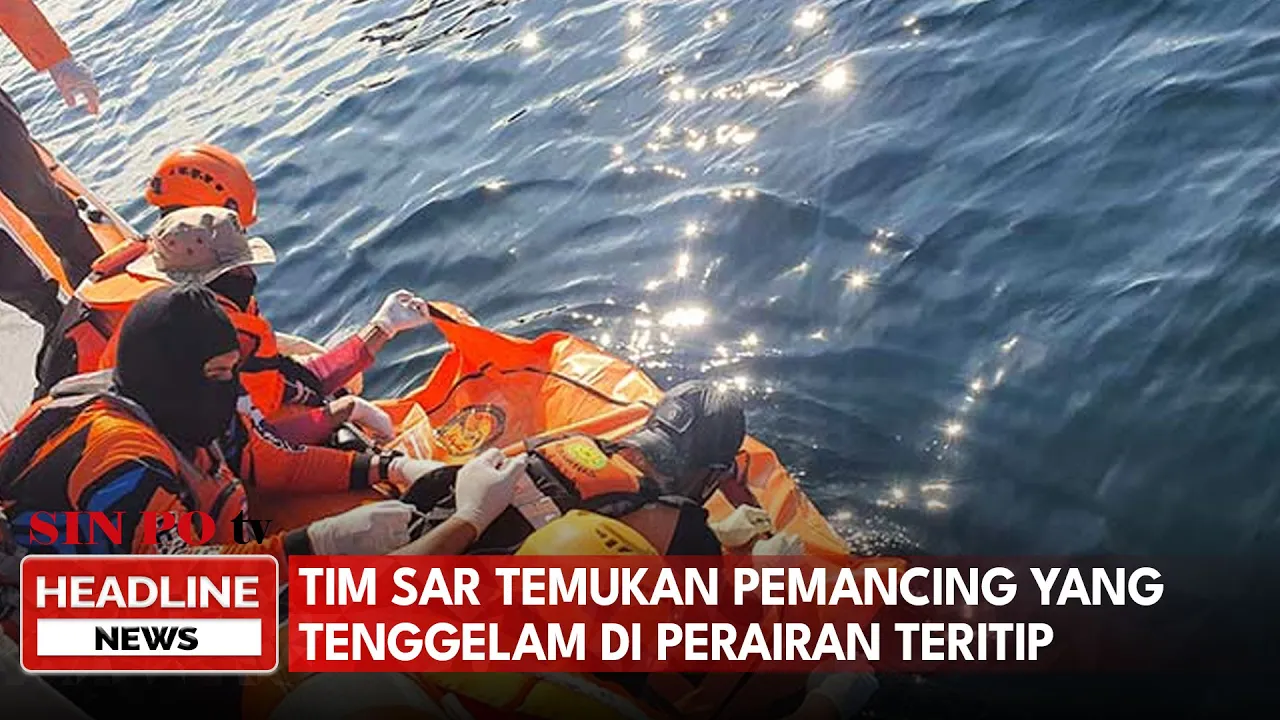 Tim SAR Temukan Pemancing Yang Tenggelam Di Perairan Teritip