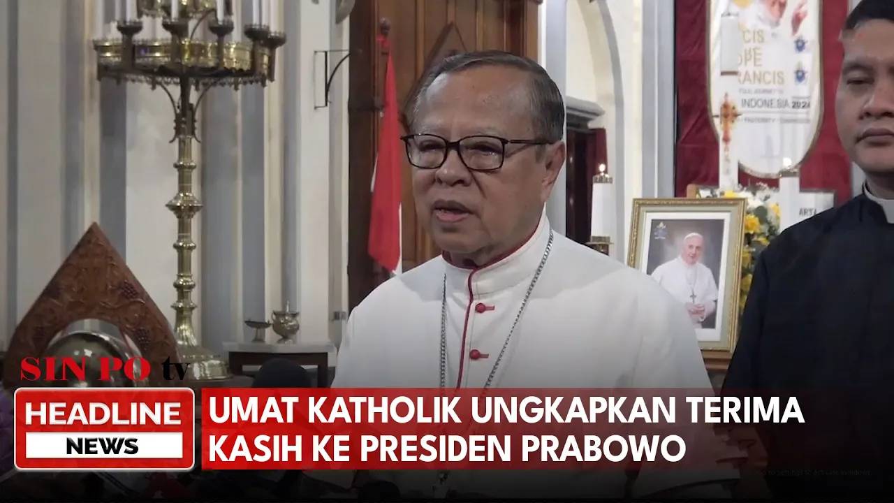 Umat Katolik Ungkapkan Terima Kasih Kepada Presiden Prabowo Atas Belasungkawa Untuk Sri Paus