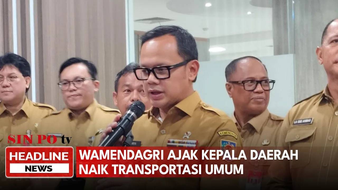Wamendagri Ajak Kepala Daerah Naik Transportasi Umum