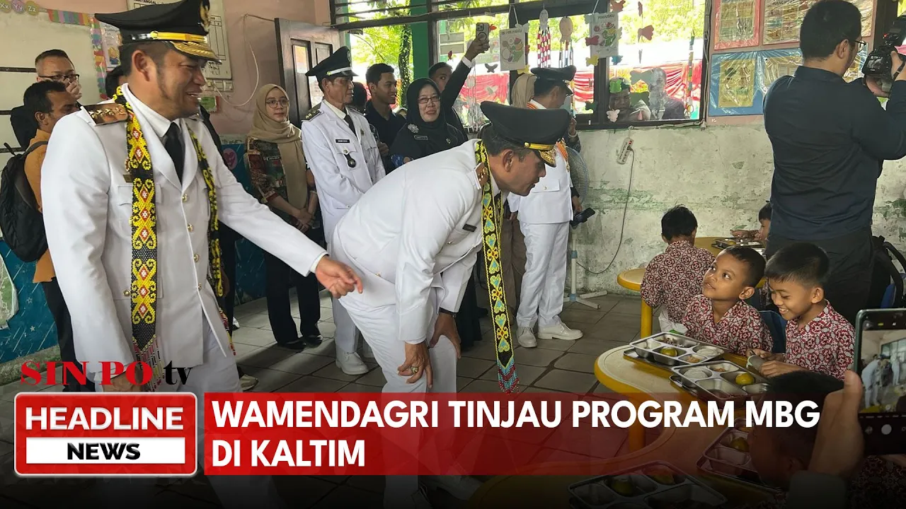 Wamendagri Tinjau Program MBG di Kaltim