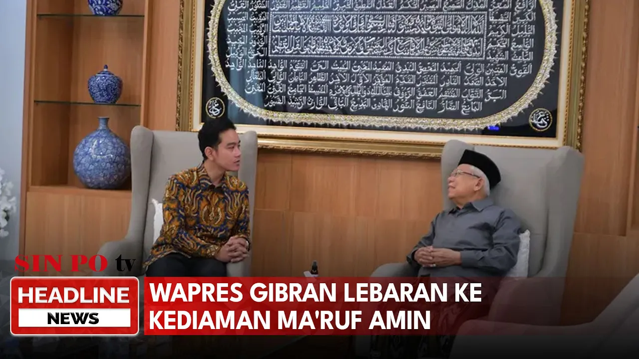 Wapres Gibran Lebaran Ke Kediaman Ma'ruf Amin
