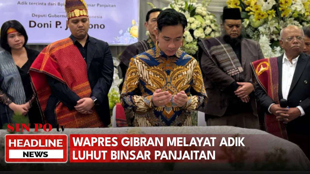 Wapres Gibran Melayat Adik Luhut Binsar Panjaitan