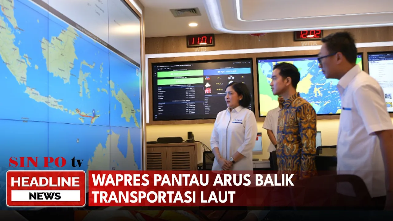 Wapres Pantau Arus Balik Transportasi Laut