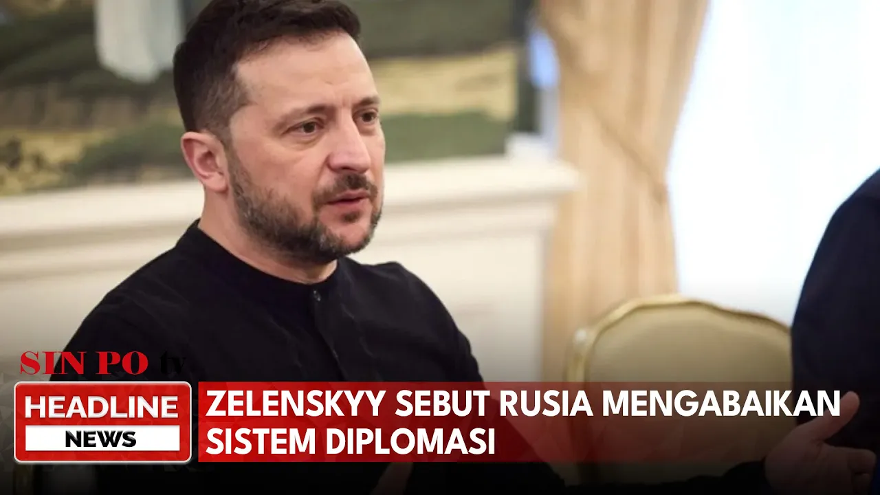 Zelenskyy Sebut Rusia Mengabaikan Sistem Diplomasi