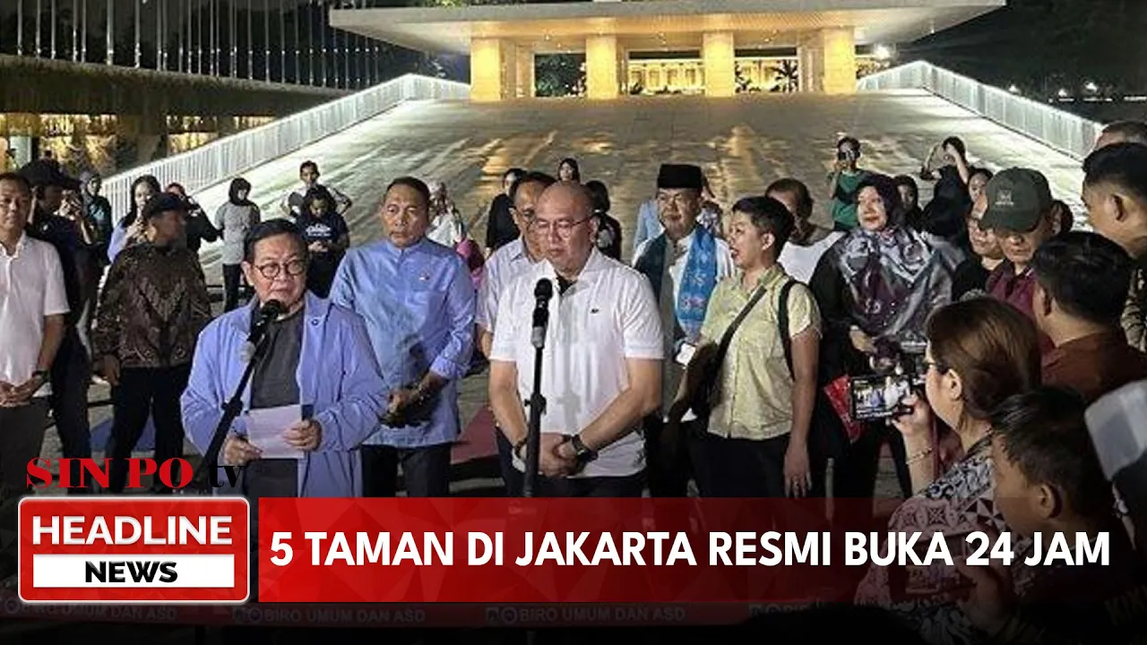 5 Taman Di Jakarta Resmi Buka 24 Jam