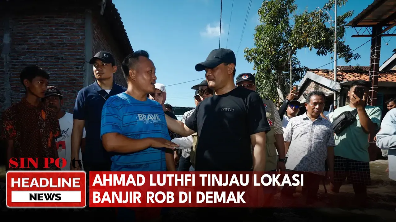 Ahmad Luthfi Tinjau Lokasi Banjir Rob di Demak