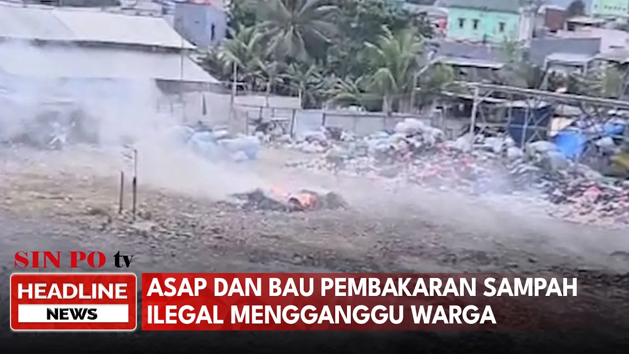 Asap Dan Bau Pembakaran Sampah Ilegal Mengganggu Warga