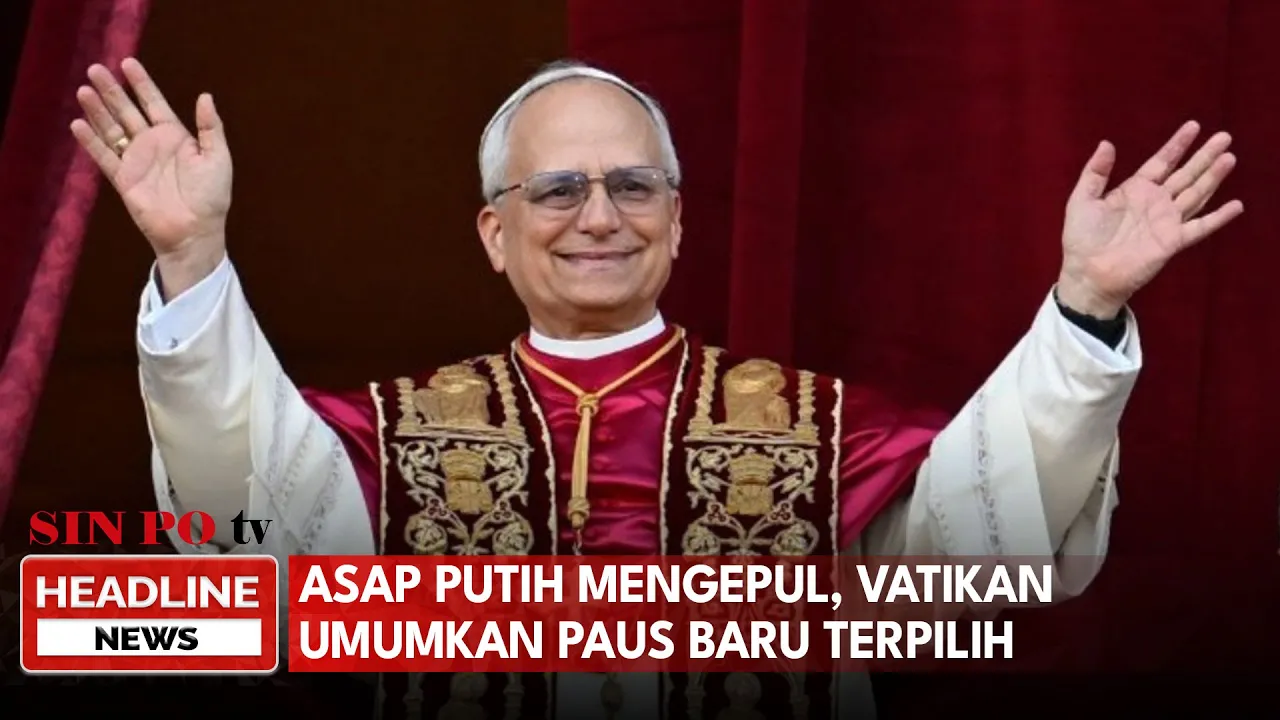 Asap Putih Mengepul, Vatikan Umumkan Paus Baru Terpilih