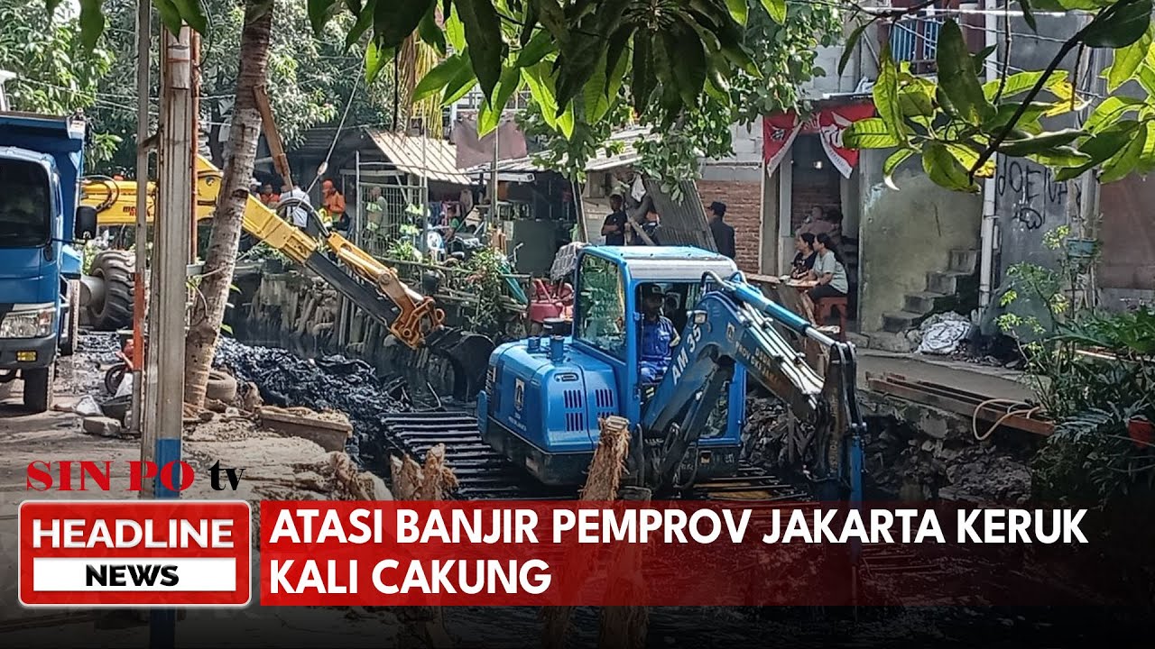 Atasi Banjir, Pemprov Jakarta Keruk Kali Cakung