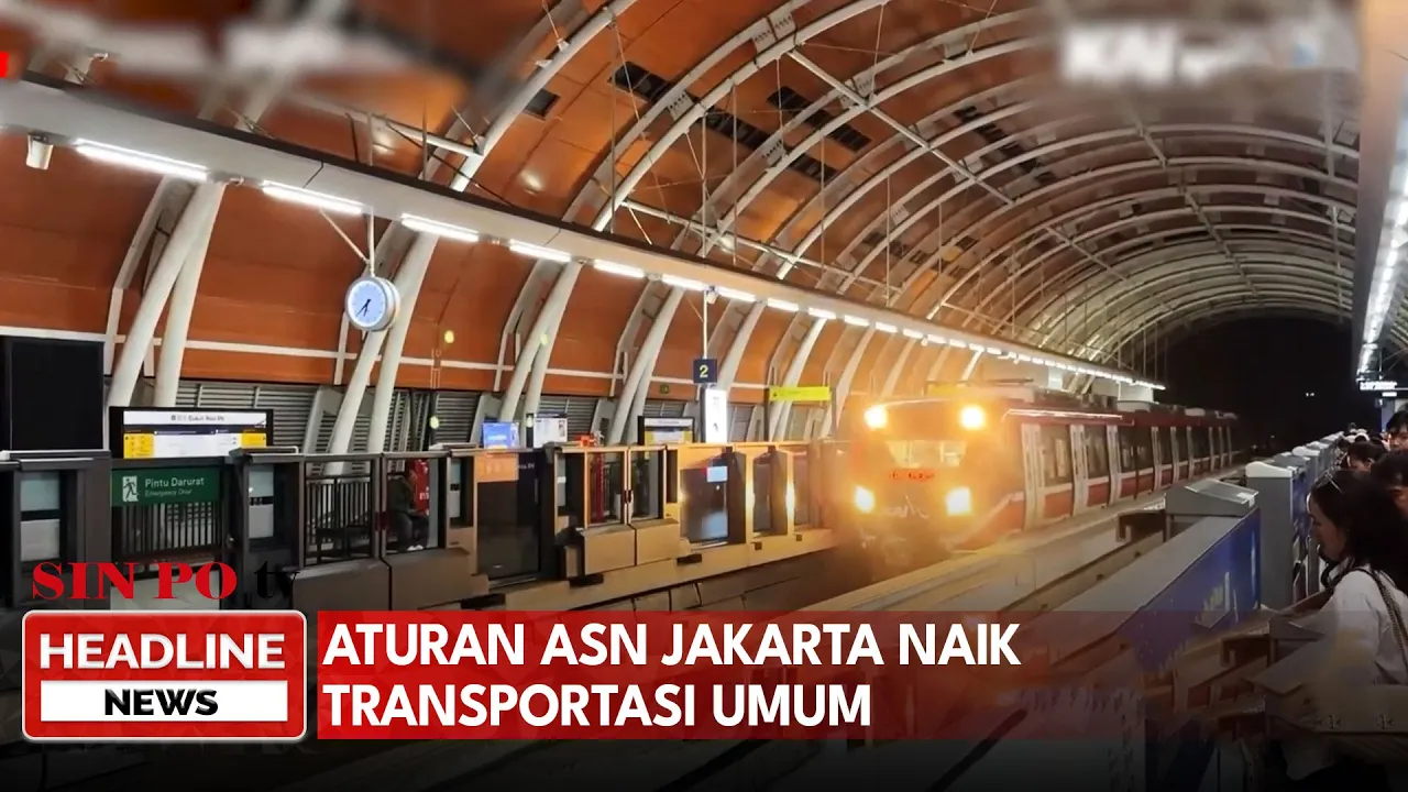 Aturan ASN Jakarta Naik Transportasi Umum