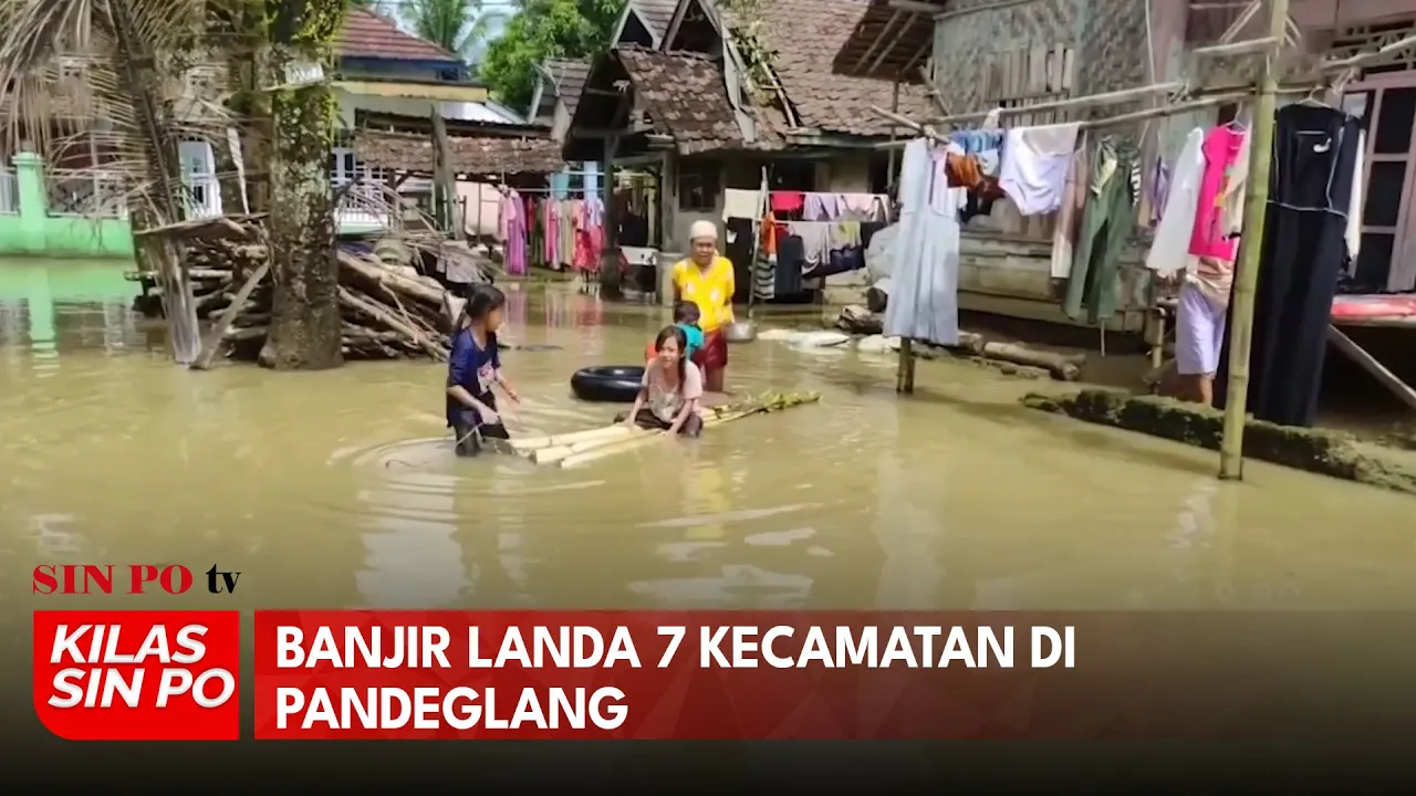 Banjir Landa 7 Kecamatan di Pandeglang, Ribuan Rumah Terendam