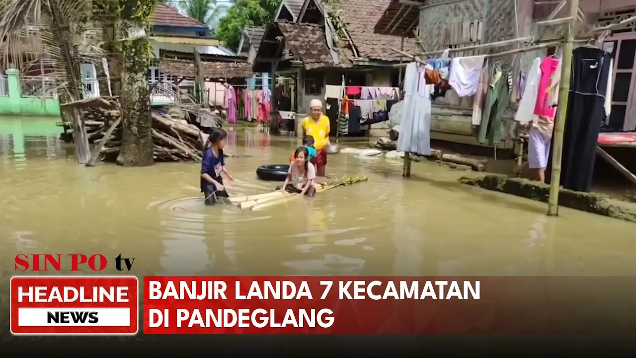 Banjir Landa 7 Kecamatan di Pandeglang, Ribuan Rumah Terendam