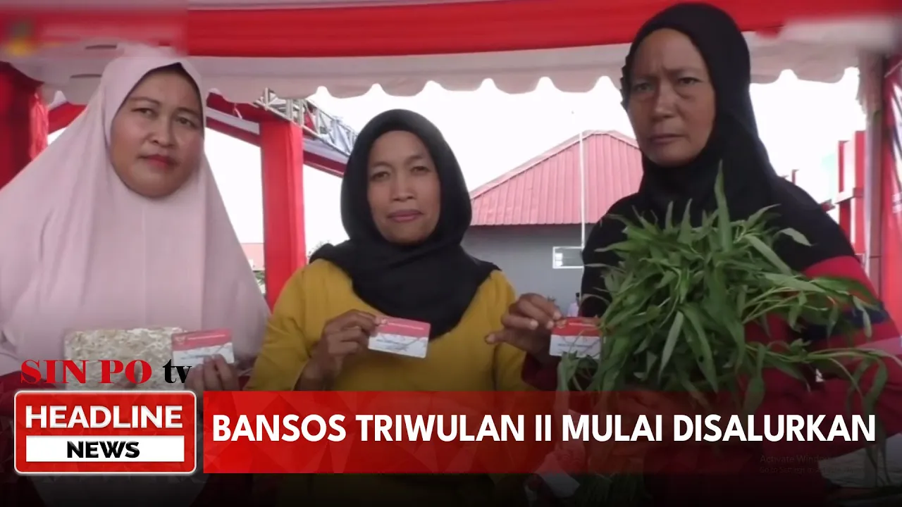 Bansos Triwulan II Mulai Disalurkan