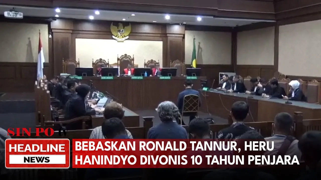 Bebaskan Ronald Tannur, Hakim Heru Hanindyo Divonis 10 Tahun Penjara