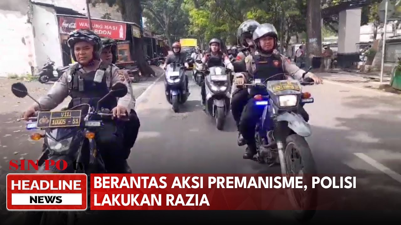 Berantas Aksi Premanisme, Polisi Lakukan Razia