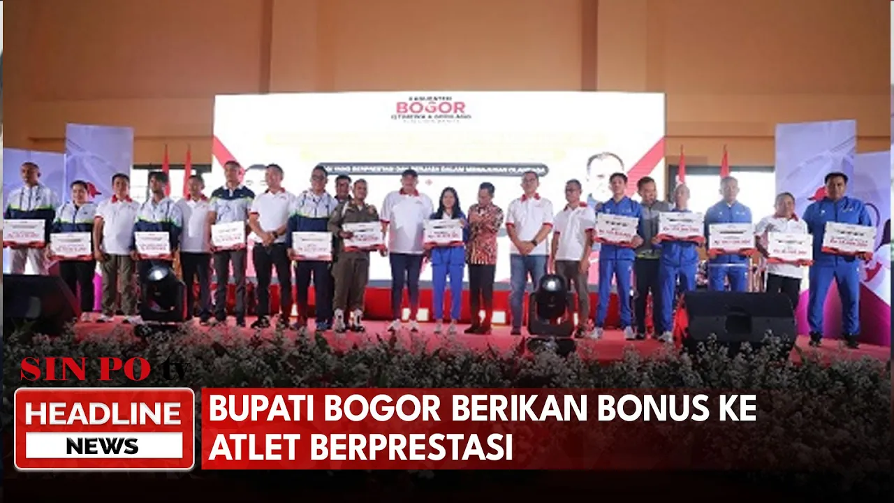 Bupati Bogor Berikan Bonus ke Atlet Berprestasi