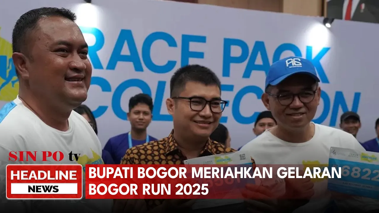 Bupati Bogor Meriahkan Gelaran Bogor Run 2025