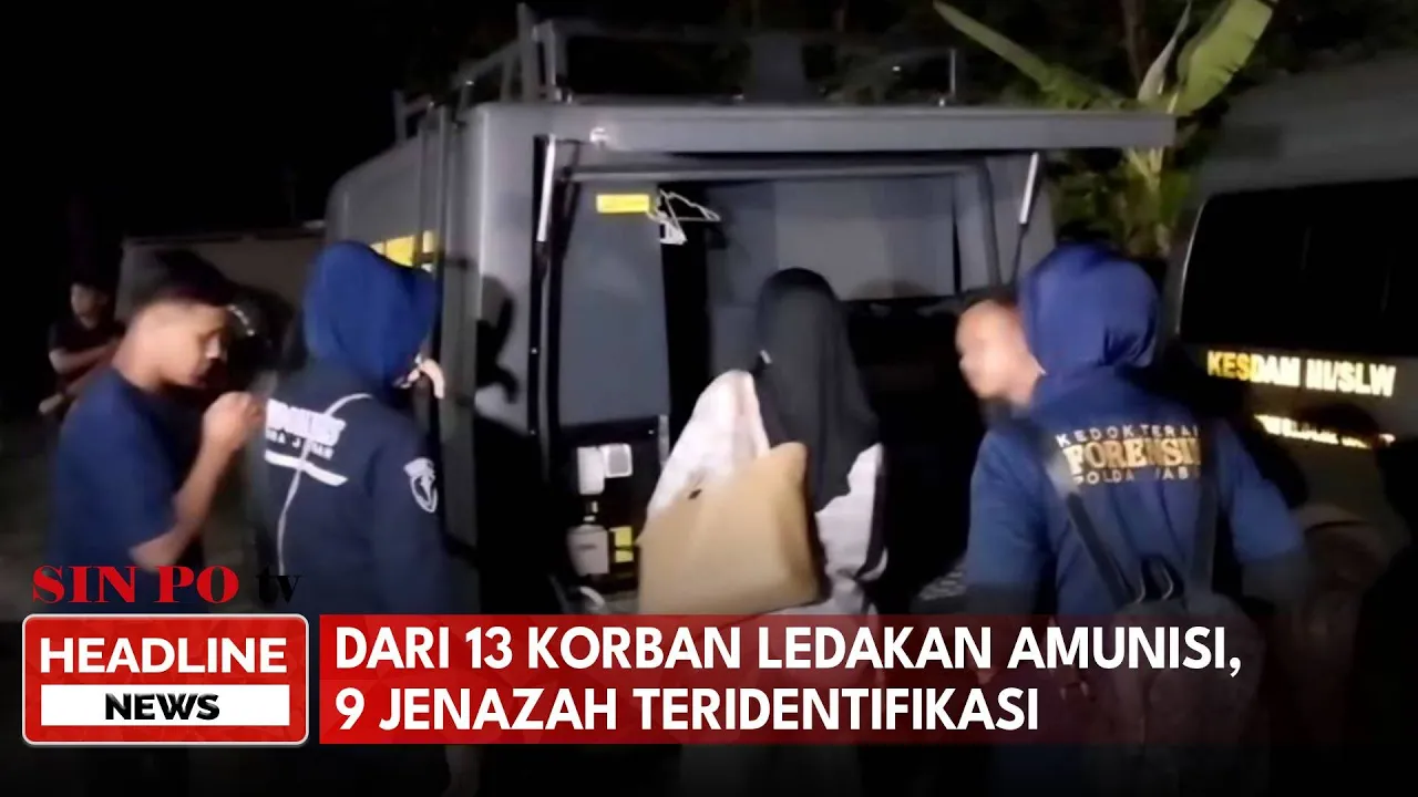 Dari 13 Korban Ledakan Amunisi, 9 Jenazah Teridentifikasi