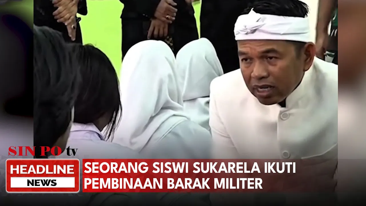 Dedi Mulyadi Kagum, Seorang Siswi Sukarela Ikuti Pembinaan Barak Militer