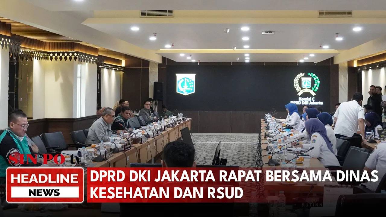 DPRD DKI Jakarta Rapat Bersama Dinas Kesehatan Dan RSUD