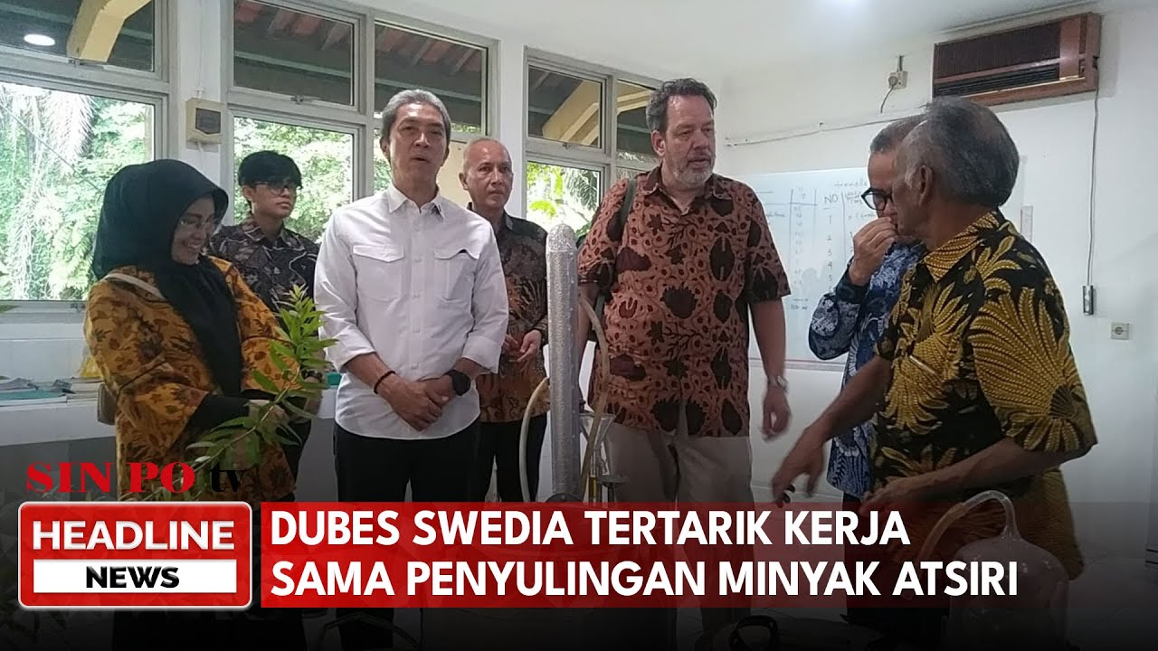 Dubes Swedia Tertarik Kerja Sama Penyulingan Minyak Atsiri