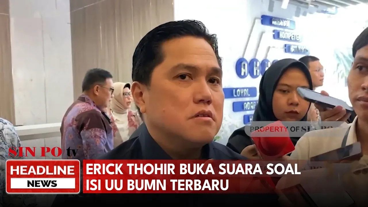 Erick Thohir Buka Suara soal Isi UU BUMN Terbaru