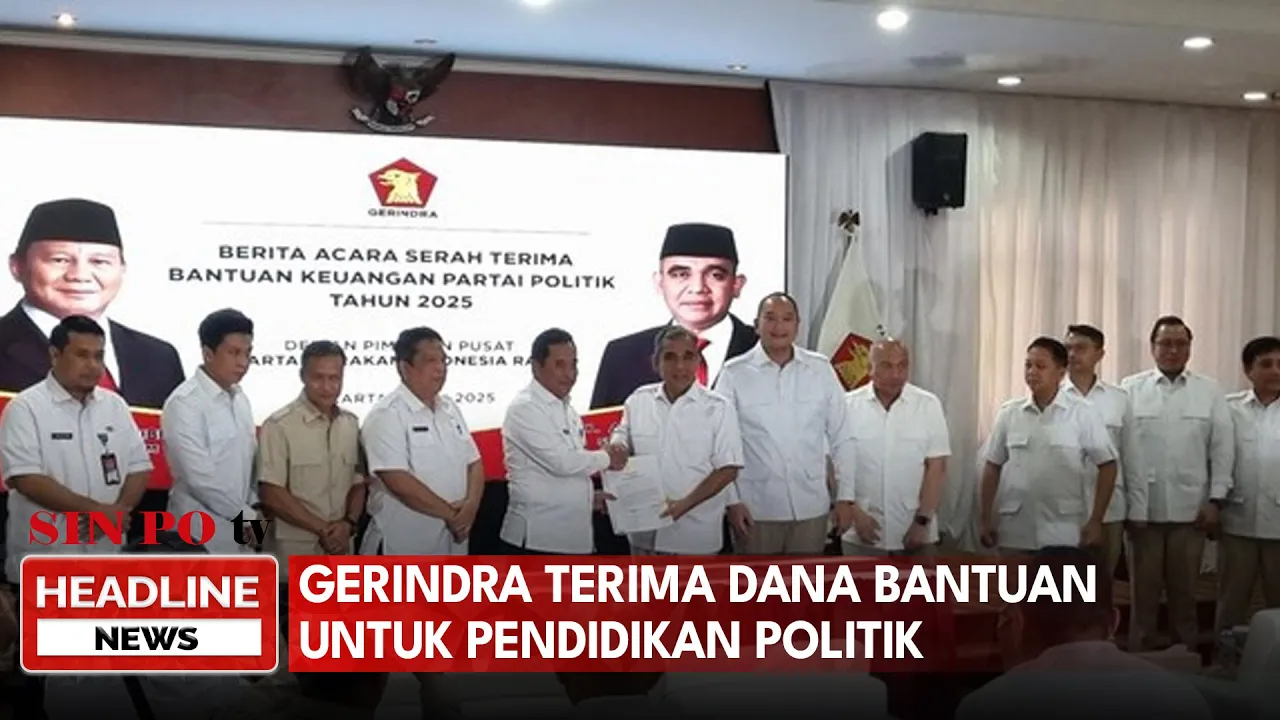 Gerindra Terima Dana Bantuan untuk Pendidikan Politik