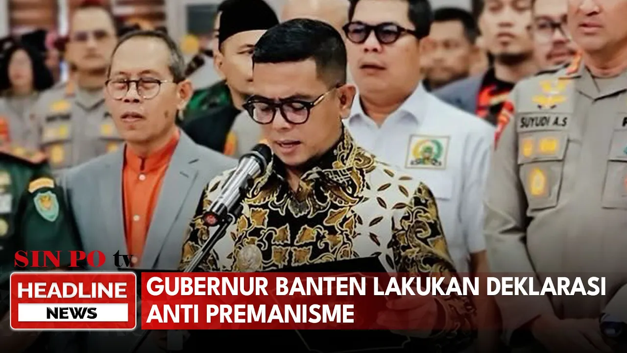 Gubernur Banten Lakukan Deklarasi Anti Premanisme