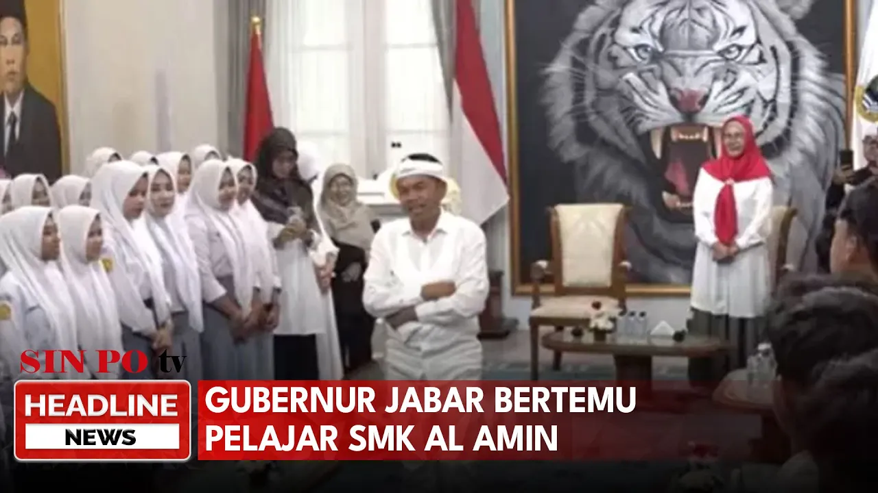 Gubernur Jabar Bertemu Pelajar SMK Al Amin