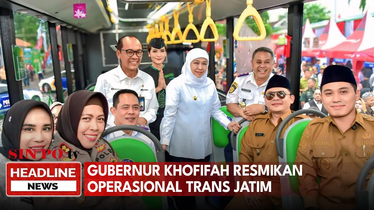 Gubernur Khofifah Resmikan Operasional Trans Jatim