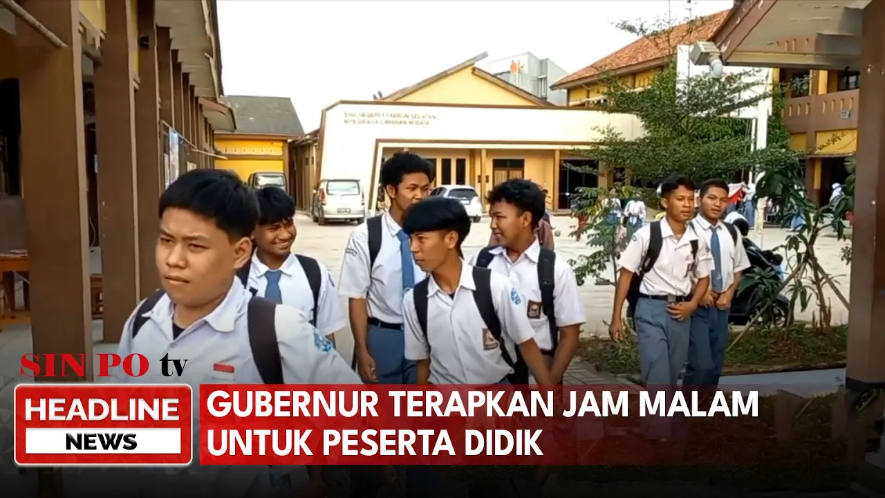 Gubernur Terapkan Jam Malam untuk Peserta Didik