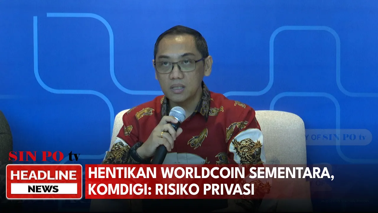 Hentikan Worldcoin Sementara, Komdigi: Risiko Privasi