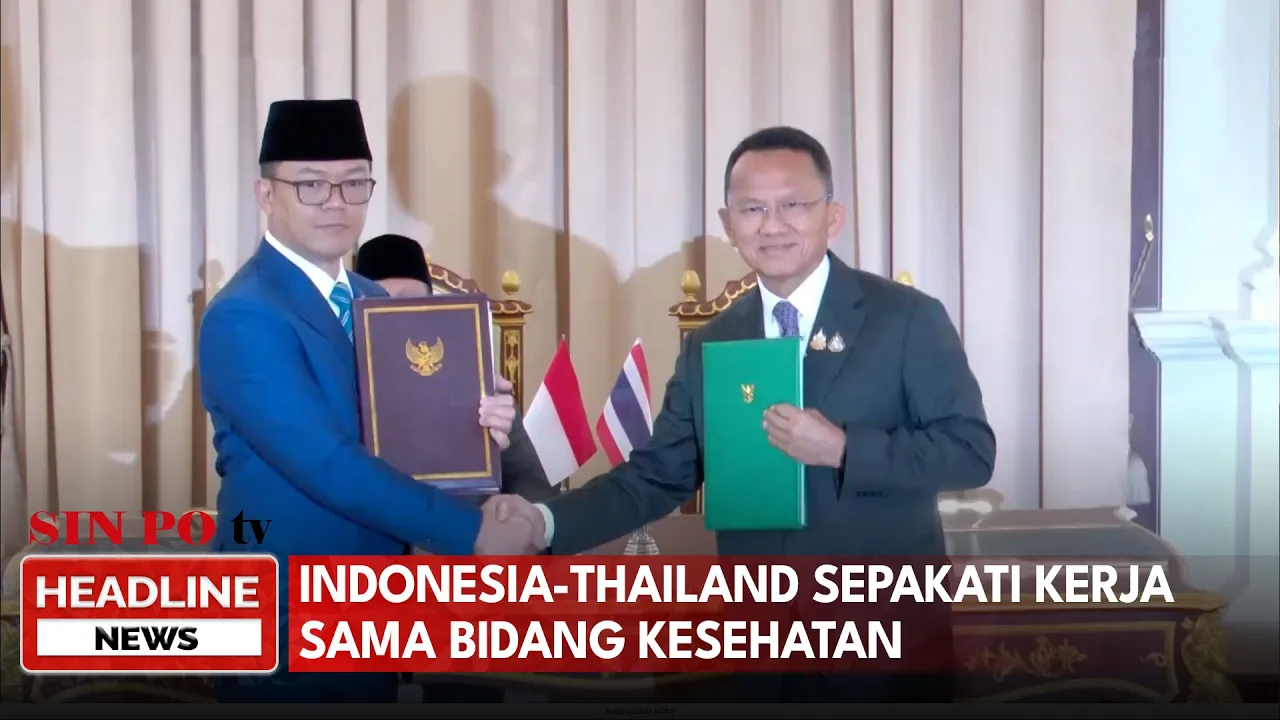 Indonesia–Thailand Sepakati Kerja Sama Bidang Kesehatan