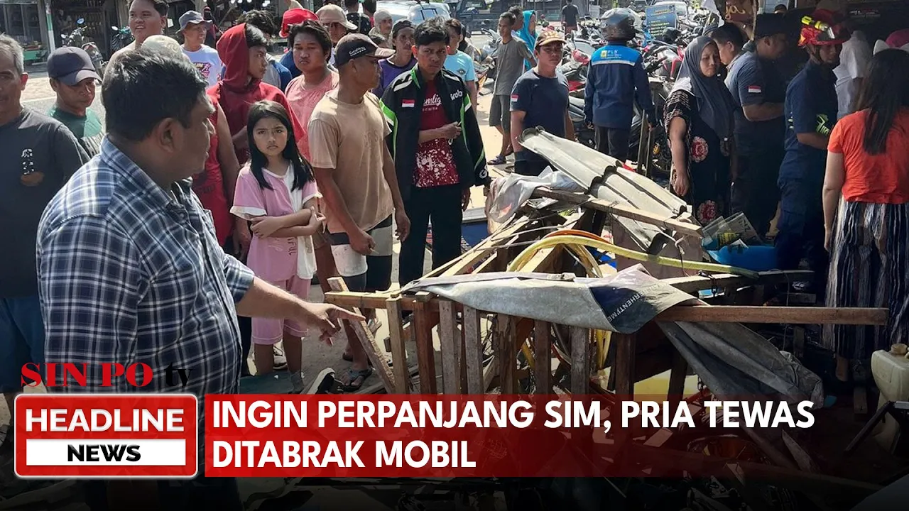 Ingin Perpanjang SIM, Pria Tewas Ditabrak Mobil