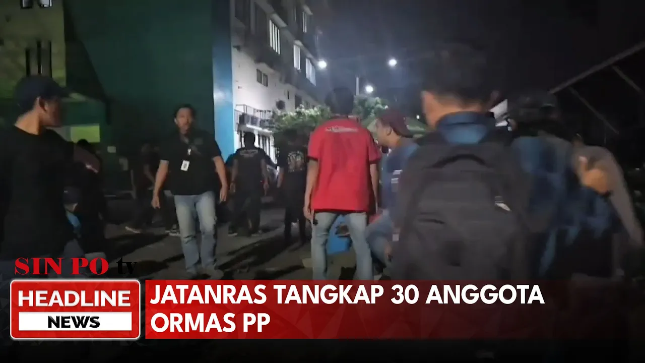 Jatanras Tangkap 30 Anggota Ormas PP
