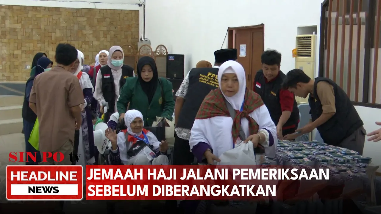 Jemaah Haji Jalani Pemeriksaan Sebelum Diberangkatkan