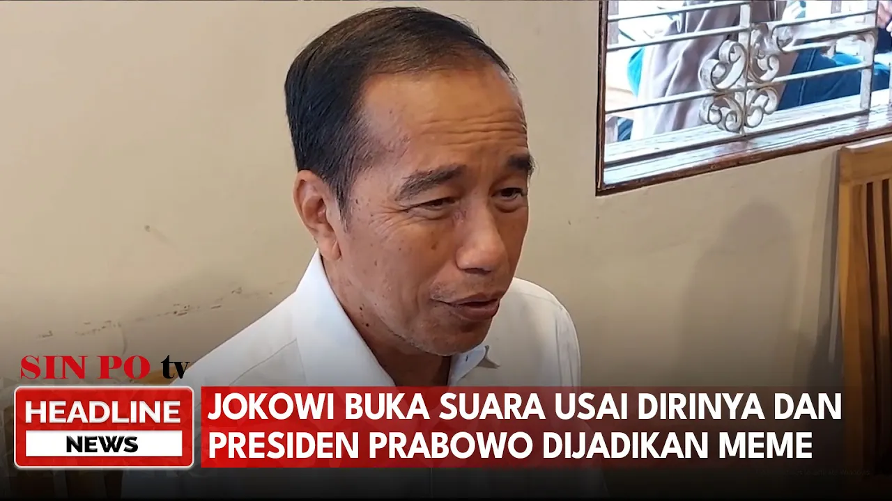 Jokowi Buka Suara Usai Dirinya dan Presiden Prabowo Dijadikan Meme Mahasiswi ITB
