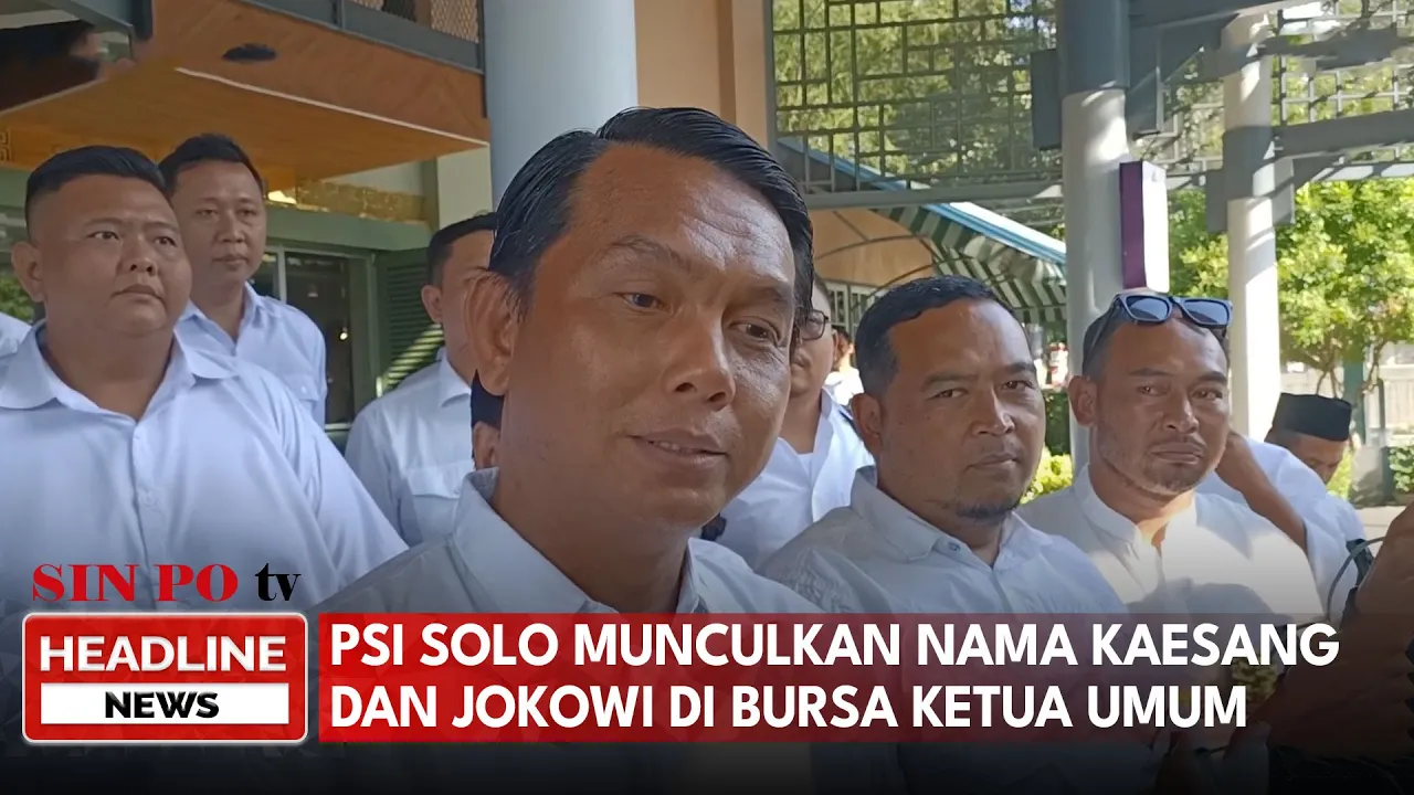 Jokowi dan Kaesang Masuk Bursa Ketum PSI