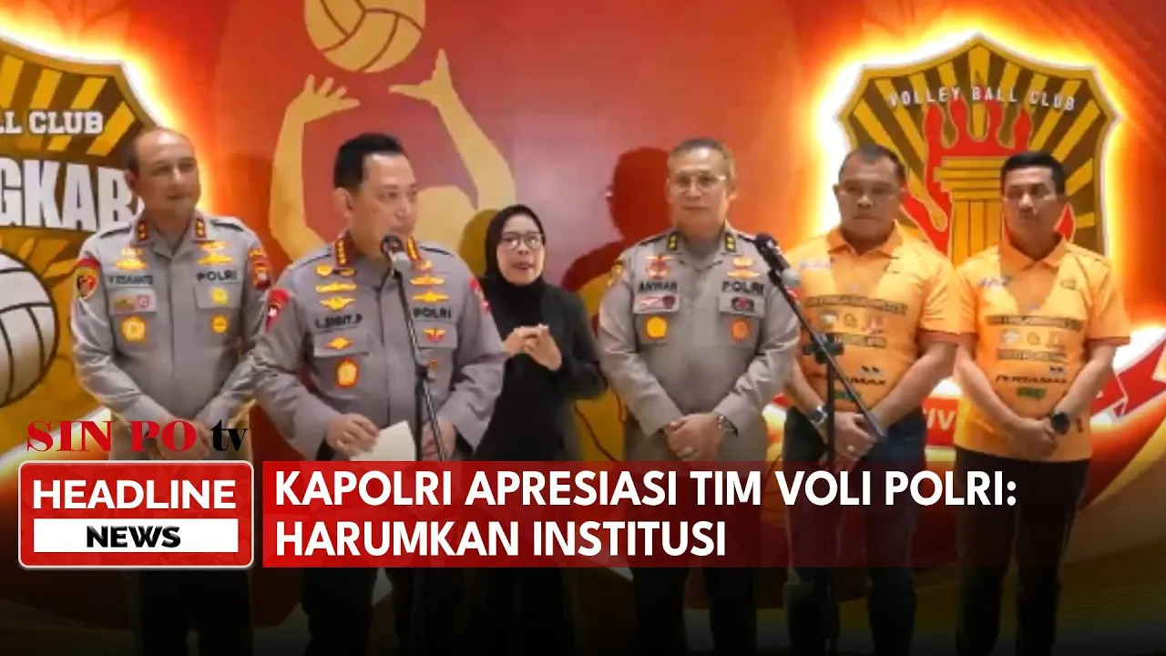 Kapolri Apresiasi Tim Voli Polri: Harumkan Institusi
