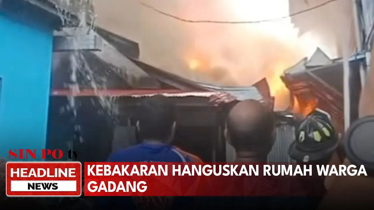 Kebakaran Hanguskan Rumah Warga Gadang