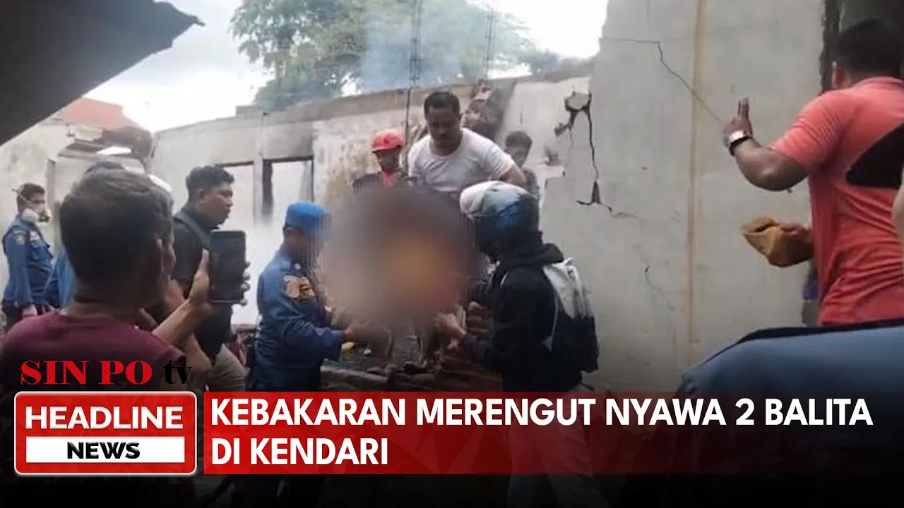 Kebakaran Merengut Nyawa 2 Balita Di Kendari