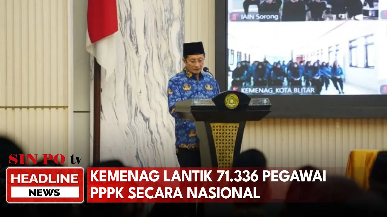 Kemenag Lantik 71.336 Pegawai PPPK Secara Nasional